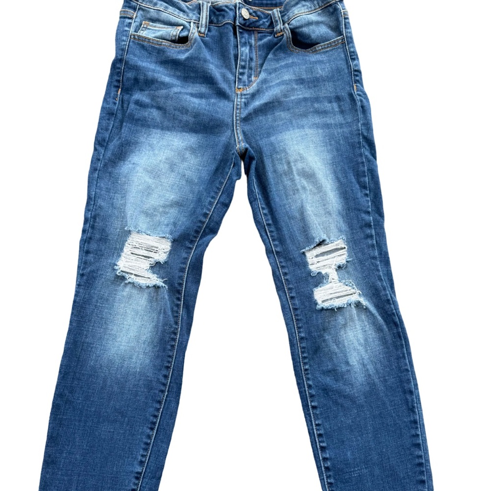 Cello Distressed Jeans ( Dark Denim )